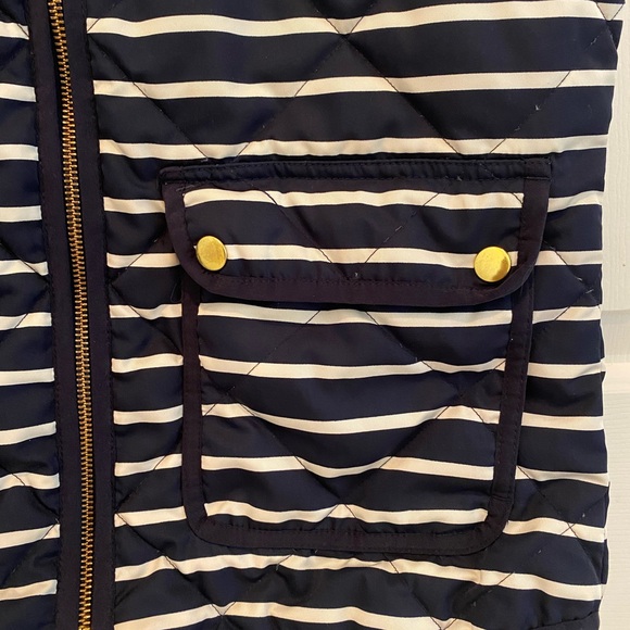 J. Crew Quilted Striped Excursion Vest - Picture 5 of 6
